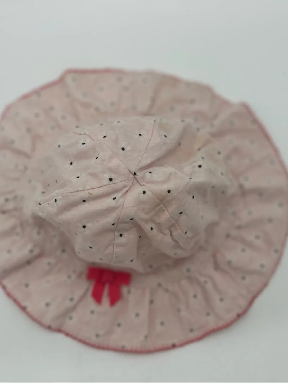Baby Girl Gymboree Pink Polka Dot Hat 18-24 Months